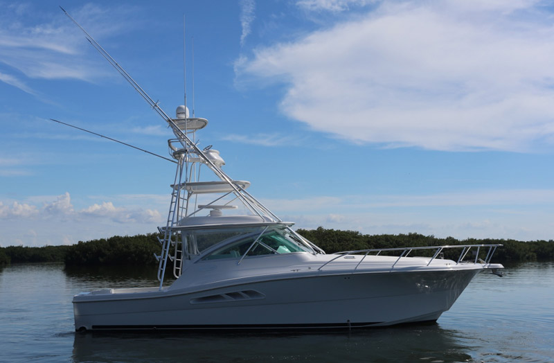 RUPP ANTENNA SUPPORT MOUNT POLISHED ALUMINUM 4 3//4/" X 3 3//4/" MARINE BOAT